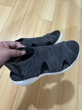 Clarks Dark Gray Sandals